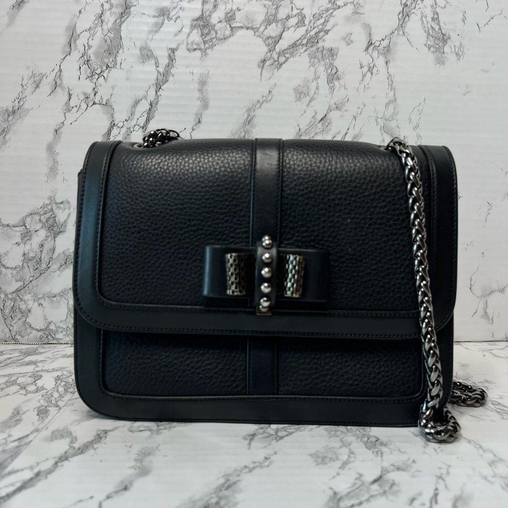CHRISTIAN LOUBOUTIN Sweet Charity Leather Shoulder Bag